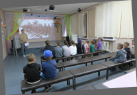 Фотодокументальная выставка в летнем оздоровительном лагере